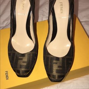 Fendi “Zucca” pump